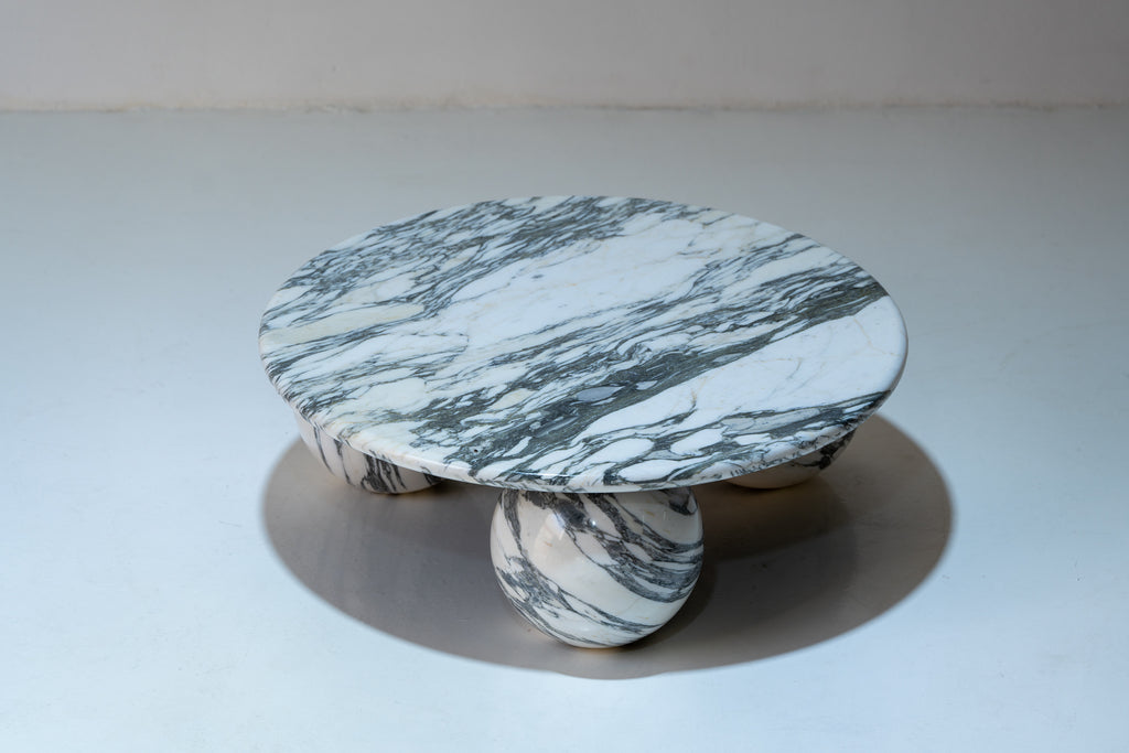 Orbis Marble Coffee Table Detailed Top Texture View 2