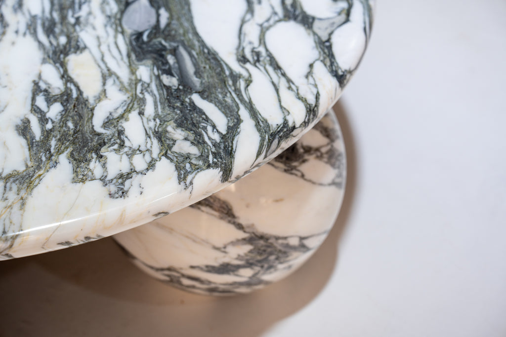 Orbis Marble Coffee Table Detailed Top Texture View 5