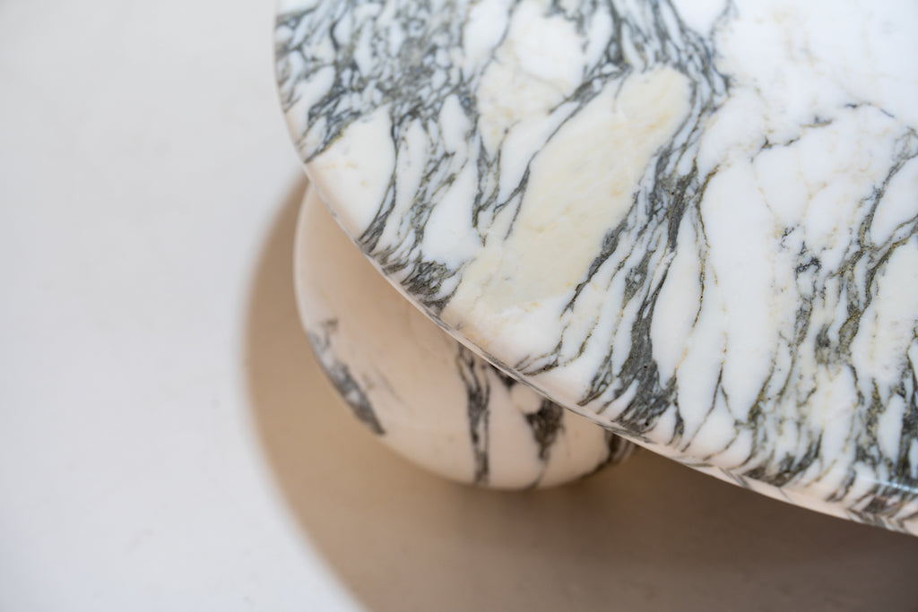 Orbis Marble Coffee Table Detailed Top Texture View 6