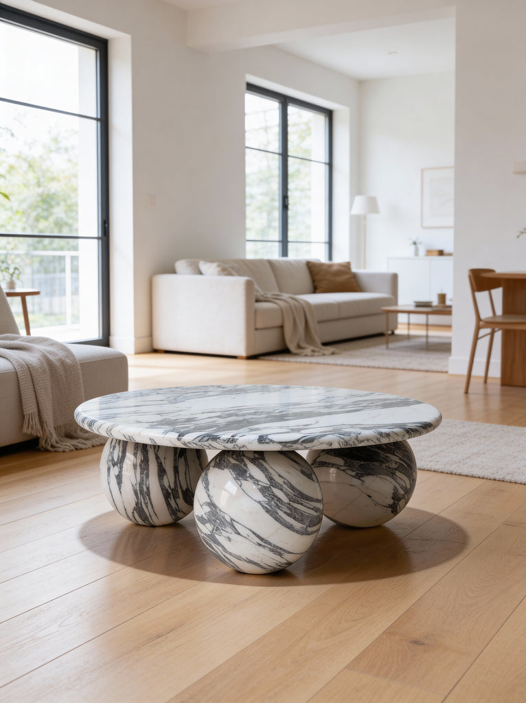 Orbis Marble Coffee Table Indoor View 4