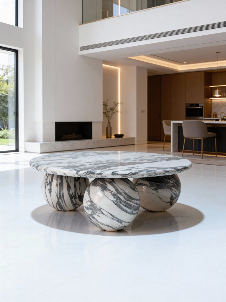 Orbis Marble Coffee Table Indoor View 5