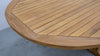 Oval Extendable Garden Dining Table