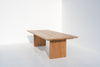 Pacific Outdoor Teak Wood Dining Table Side view