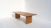 Pacific Outdoor Teak Wood Dining Table Side view