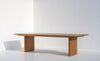 Pacific Outdoor Teak Wood Dining Table Side view