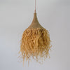 Palm Tassel Rattan Pendant Light Perspective View 1
