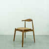 Paris Teak Dining Chair Side view 2