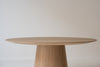 Parker Round Oak Dining Table Detailed Top Texture View 1