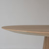 Parker Round Oak Dining Table Detailed Top Texture View 2
