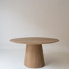 Parker Round Oak Dining Table Front View 2