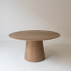 Parker Round Oak Dining Table Front View 3