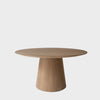 Parker Round Oak Dining Table Front View 6