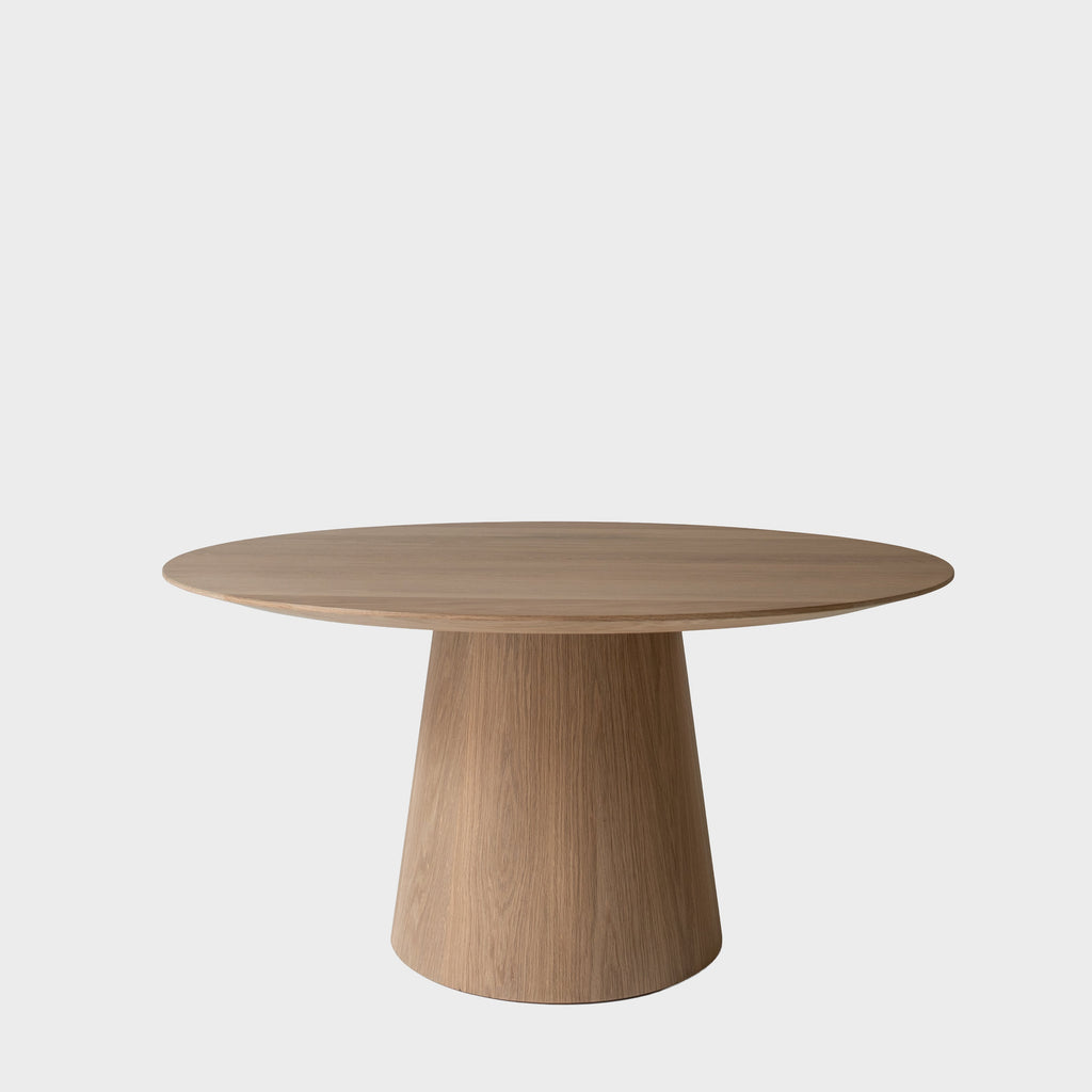 Parker Round Oak Dining Table Front View 6