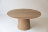 Parker Round Oak Dining Table Front View 8