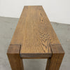 Parsons Aged Oak Console Top Detailed View 2