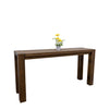 Parsons Aged Oak Console White Background View