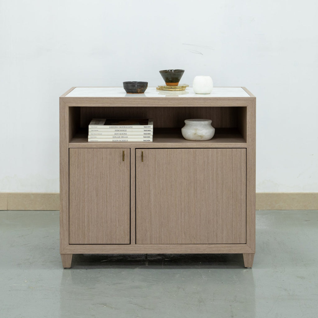 Pascale Bedside Table by Envie Interior Design Front view 3