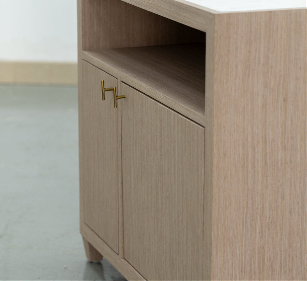 Pascale Bedside Table by Envie Interior Design Side view 2