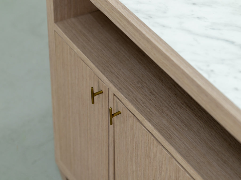 Pascale Bedside Table by Envie Interior Design Side view 3
