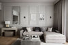 Pascale Sofa Front Perspective View 3