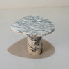 Pebble Marble Side Table Perspective View 2