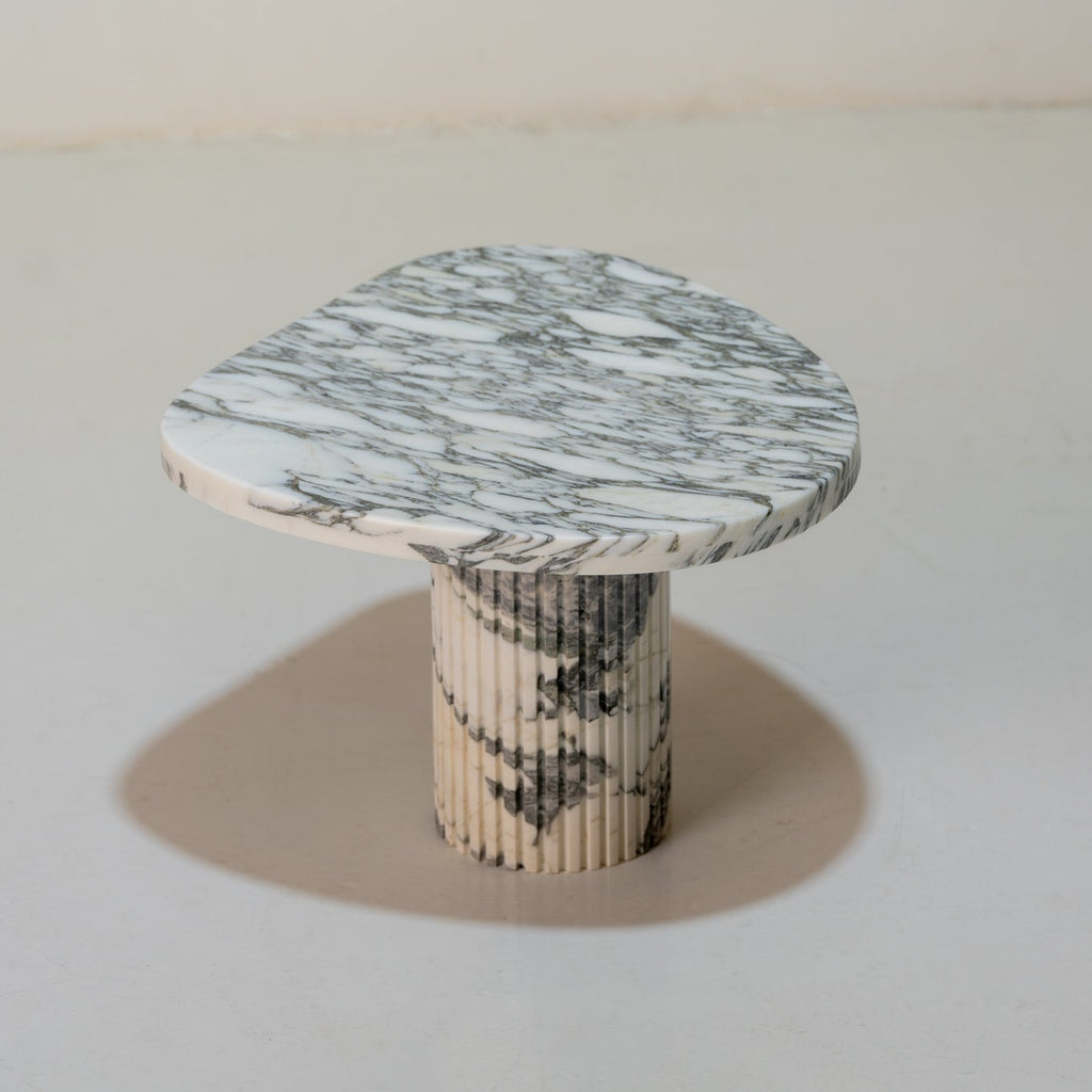 Pebble Marble Side Table Perspective View 2