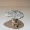 Pebble Marble Side Table Perspective View 3