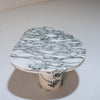 Pebble Marble Side Table Perspective View 7
