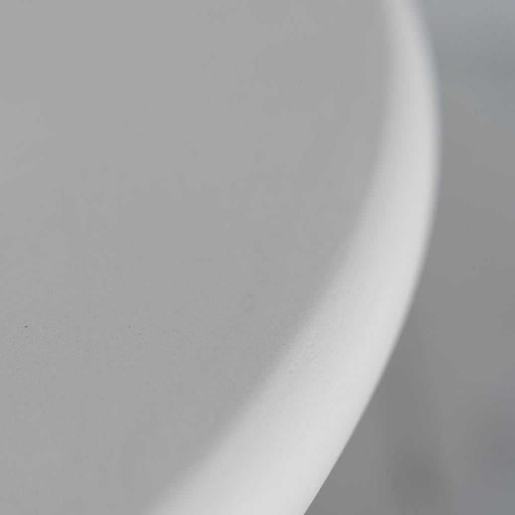 Poise Round MicroCement Dining Table Detailed Top Texture View 3