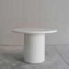 Poise Round MicroCement Dining Table Perspective View 2