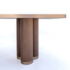 Portico Column Dining Table Front Leg View 1