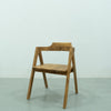Rhode Teak Dining Chair Side view