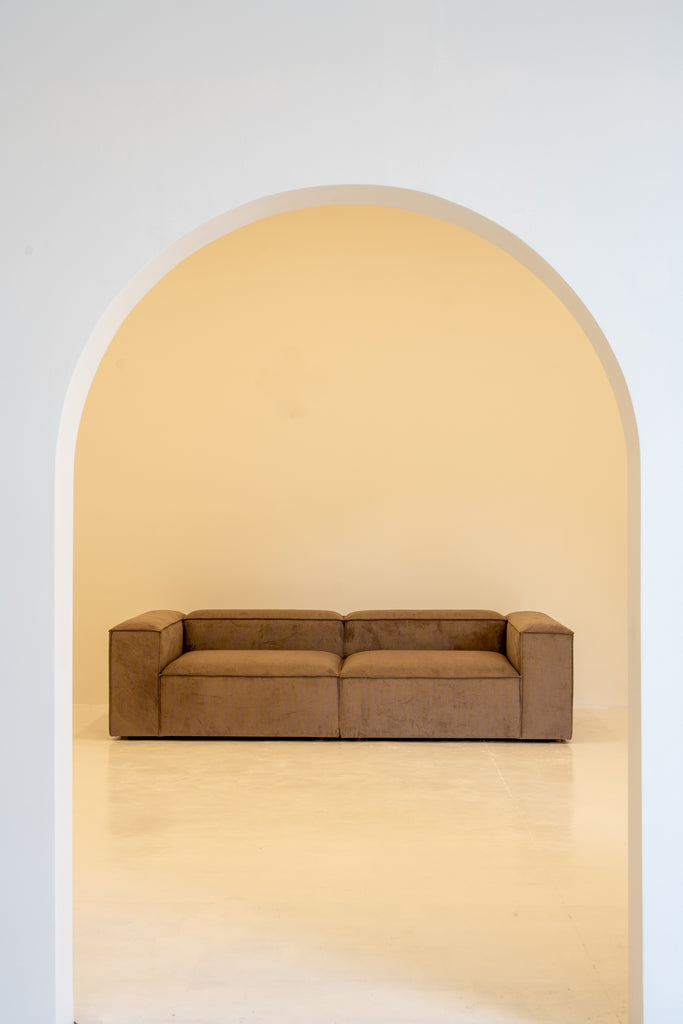 Riva Modular Sofa Distant Front Perspective View 3