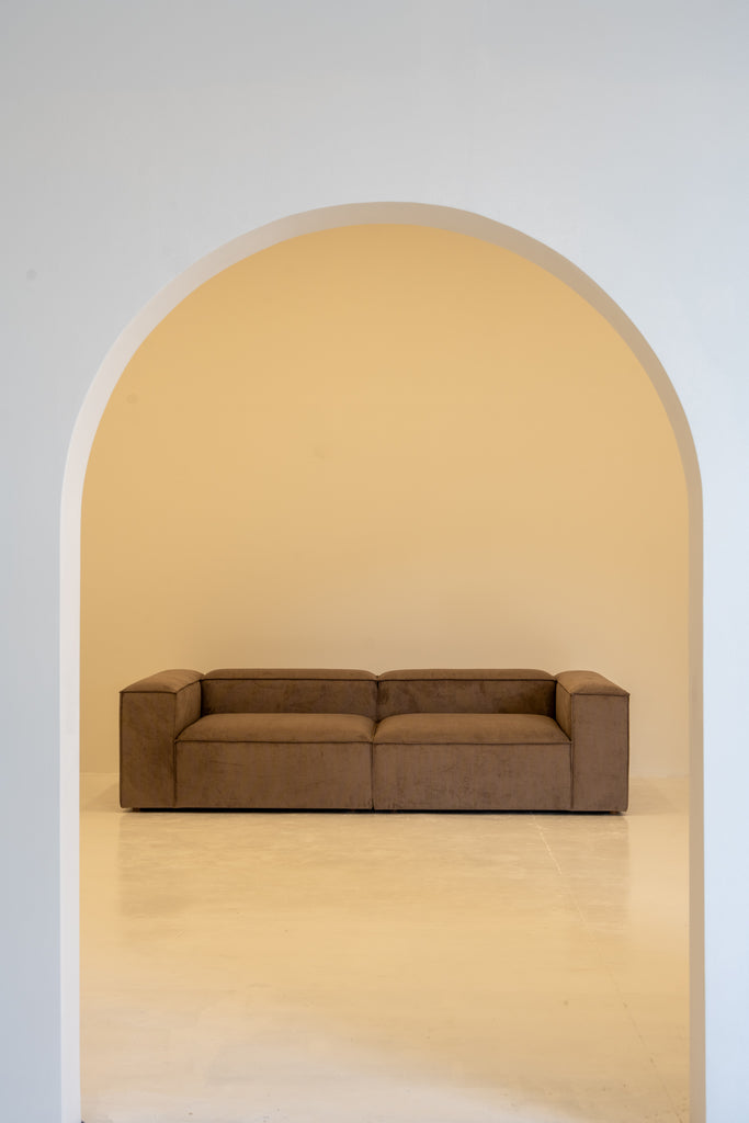 Riva Modular Sofa Distant Front Perspective View 4
