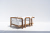 Riviera Teak Love Seat Back view