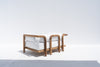 Riviera Teak Love Seat Back view