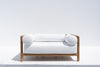 Riviera Teak Love Seat Front view