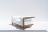 Riviera Teak Love Seat Side view