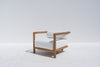 Riviera Teak Single Seater Sofa Side view