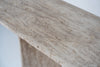 Roma Travertine Console Table Top Detailed Texture View 2
