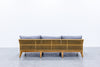 Rope & Teak Sofa 3-seater Back view 