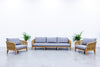 Rope & Teak Sofa