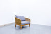Rope & Teak Sofa single seater SIde view 