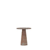 Rosé Marble Side Table White Background View