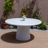 Round Micro Concrete Dining Table