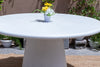Round Micro Concrete Dining Table