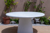 Round Micro Concrete Dining Table