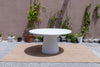 Round Micro Concrete Dining Table