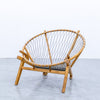 Round Ring Rope & Teak Chair
