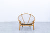 Round Ring Rope & Teak Chair Front view